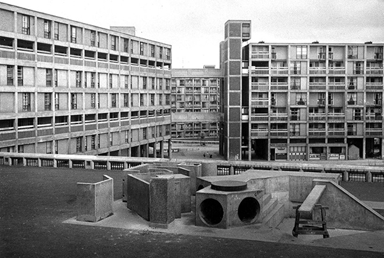 Archive image of Park Hill estate, Sheffield, c1960's. Image c/o S1 Artspace Facebook page