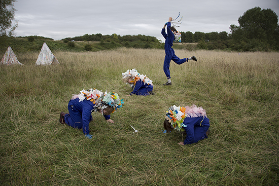 Hengrove Mounds Festival of Ancients, Jo Hellier. Bristol Biennial 2016: In Other Worlds. Photo c/o Jose Vegas